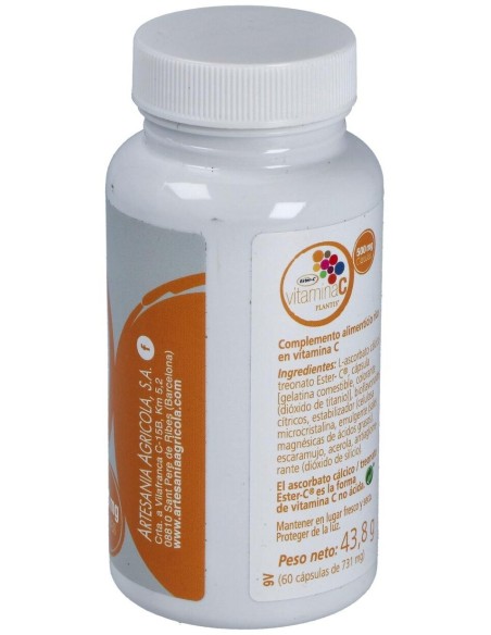 Vitamina C Plantis Ester 60Cap de Artesania