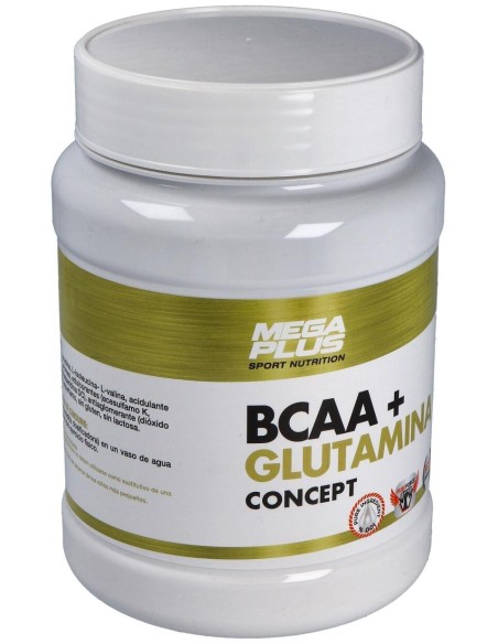 Bcaa+Glutamina Concept Limon 500Gr. de Mega Plus
