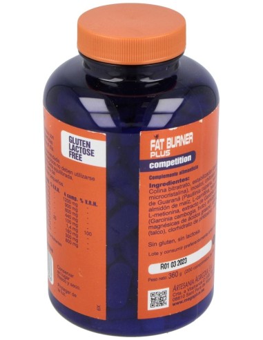 Fat Burner Plus 200Comp. De 1,8Gr de Mega Plus