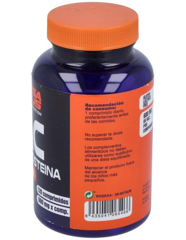 Nac N-Acetilcisteina 120Comp. de Mega Plus