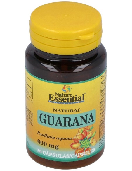 Guarana 600Mg. 50Cap. de Nature Essential