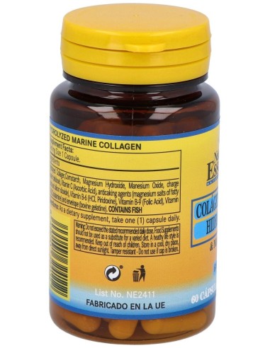 Colageno Marino Hidroliza+Magnesio 600Mg. 60Comp. de Nature Essential