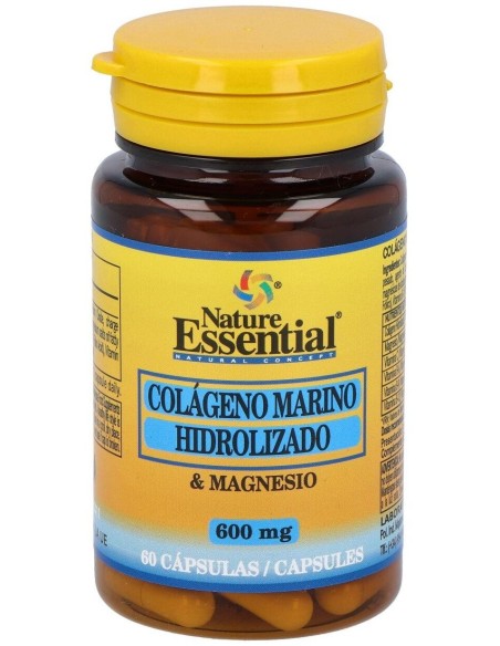 Colageno Marino Hidroliza+Magnesio 600Mg. 60Comp. de Nature Essential