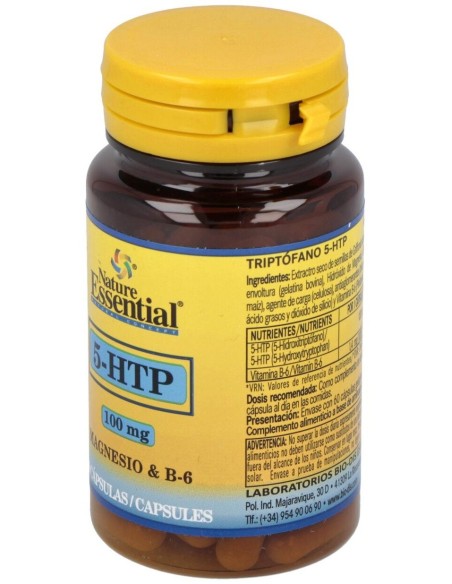 Griffonia 500Mg (5-Htp)+ Magnesio+Vit. B6 60Comp. de Nature Essential