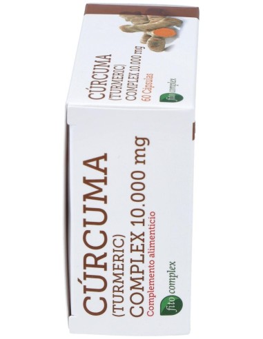 Curcuma 10.000Mg. +Jengibre+Pimienta 60Cap. de Nature Essential