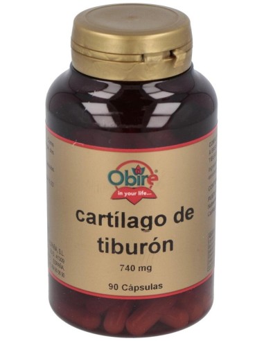 Cartilago De Tiburon 740Mg. 90Cap. de Obire