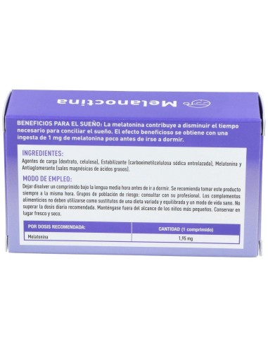 Melanoctina (Melatonina) 60Comp. de Plameca