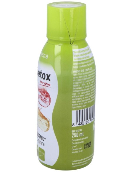 Ber-Detox Sabor Fresa 250Ml. de Plameca
