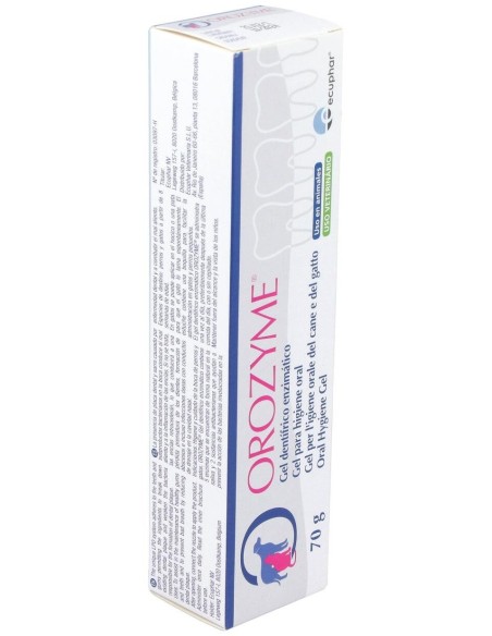 Orozyme Gel Dentifrico de Ecuphar Vet