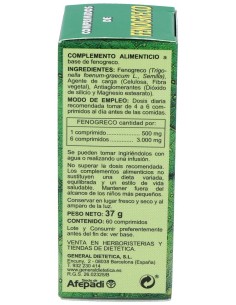 Fenogreco 500Mg. 60Comp. de Integralia 2