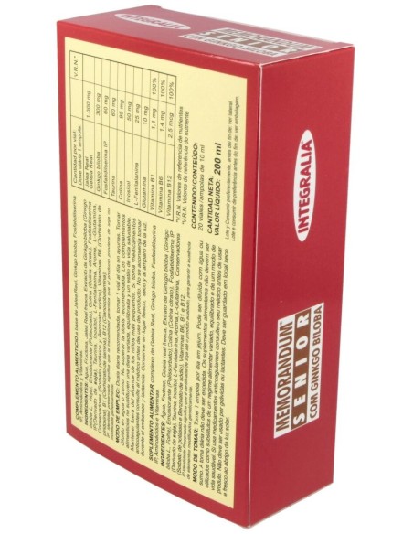 Memorandum Senior 20Amp. de Integralia