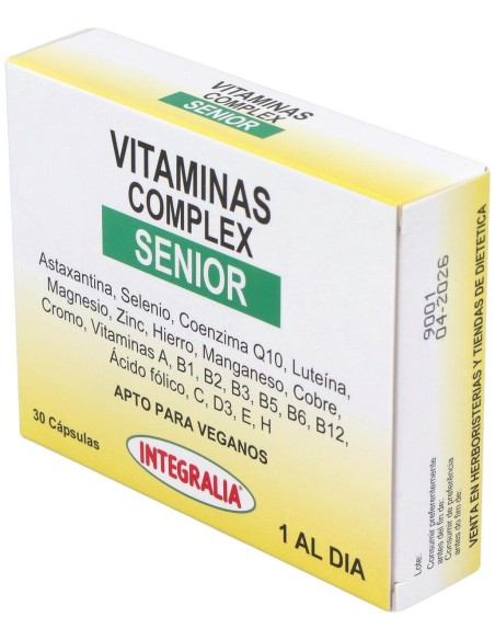 Vitaminas Complex 30Cap. de Integralia