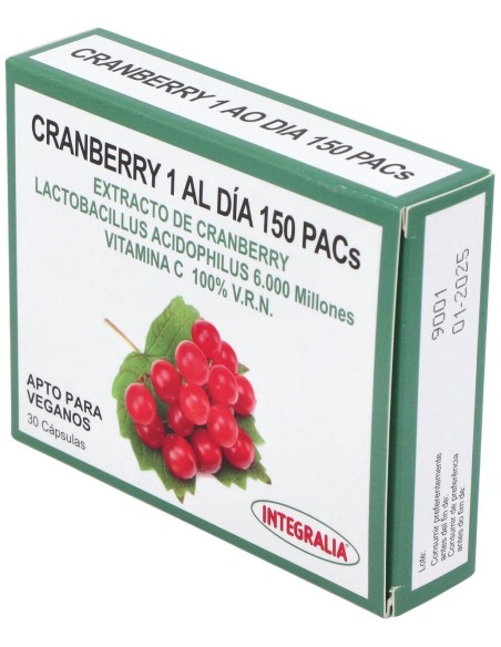 Cranberry 1 Al Dia 150Pacs 30Cap. de Integralia