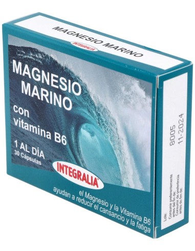Magnesio Marino Con Vit. B6 30Cap. de Integralia
