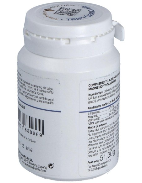 Triptofano Con Magnesio+Vit. B6 60Comp. de Ana Maria Lajusticia