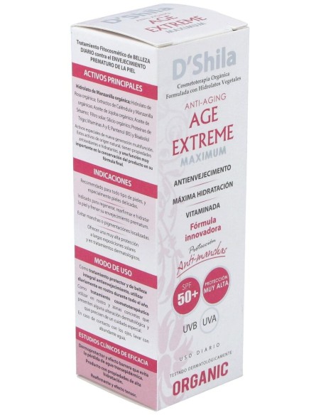 Age Extrem Factor 50 Crema 60Gr. de Dshila