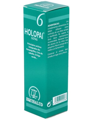 Pai-6 Holopai (Regenerador Tej.,Antiinflamat.) 31M de Equisalud