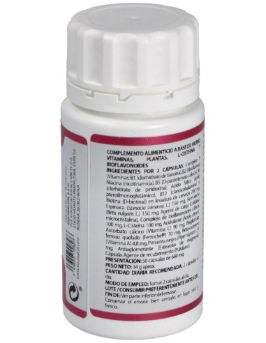 Holomega Ferro Plus 180 Cap. de Equisalud