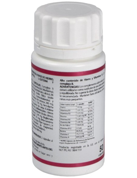 Holomega Ferro Plus 180 Cap. de Equisalud