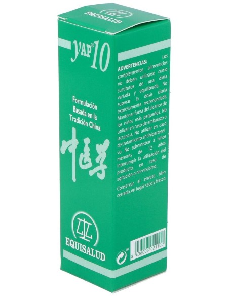 Yap-10 Congestion-Hepatica,Drenaje 31Ml. de Equisalud