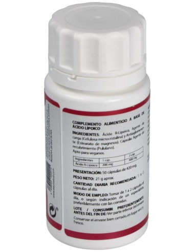 Holomega Acido R-Lipoico 50Cap. de Equisalud