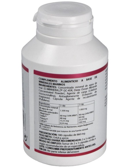 Holomega Agua De Mar Ultraconcentrada 180Cap. de Equisalud