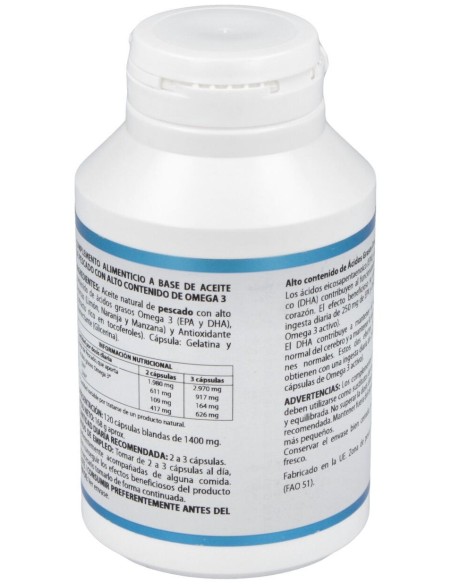 Omega 3 Activo 1000Mg. 120Cap. de Equisalud