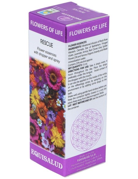 Flower Of Life Rescate 15Ml. de Equisalud