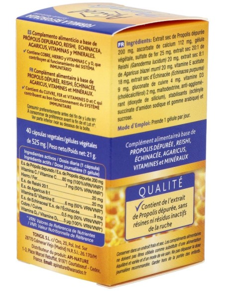 Apicol Propolis 40Cap. de Tongil