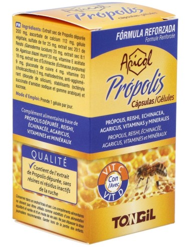 Apicol Propolis 40Cap. de Tongil