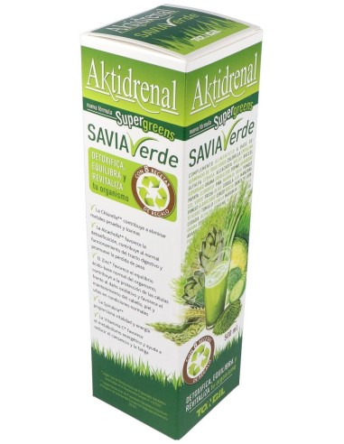 Aktidrenal Savia Verde 500Ml. Lineabel de Tongil
