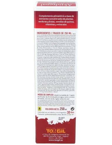 Aktidrenal Savia Roja 250Ml. Lineabel de Tongil