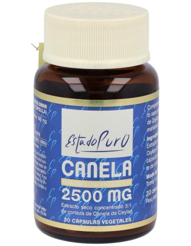 Canela 2500Mg. 30Cap. Estado Puro de Tongil