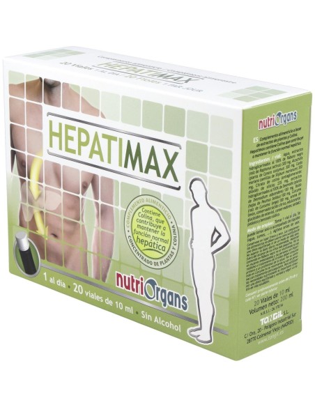 Nutriorgans Hepatimax 20Viales de Tongil