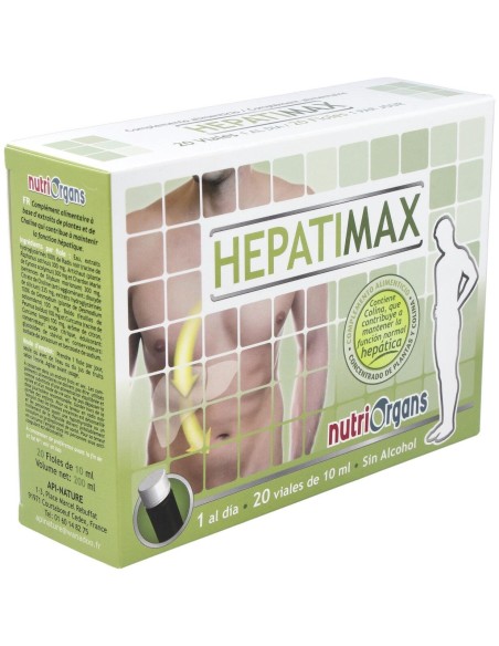 Nutriorgans Hepatimax 20Viales de Tongil