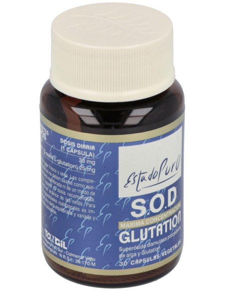Sod Glutation 30Cap. Estado Puro de Tongil