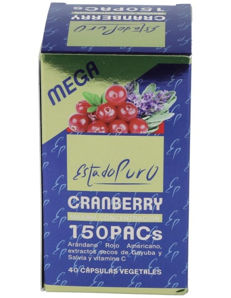 Cranberry Mega150 Pacs  40Cap. Estado Puro de Tongil