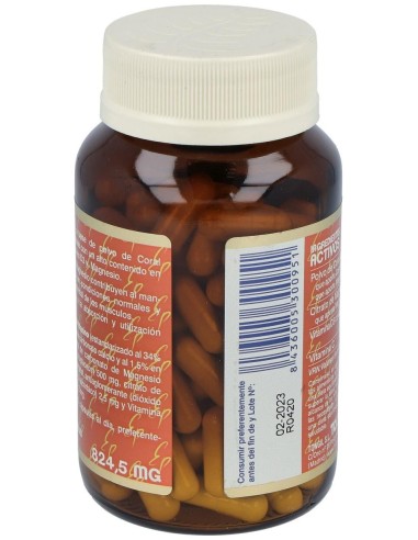 Calcio Coral+Vit D3+Mg 120Cap. Estado Puro de Tongil