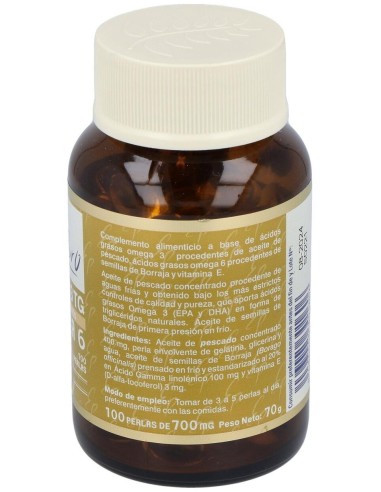 Omega 3 Tg Omega 6 Aceites Activos 100Perlas de Tongil