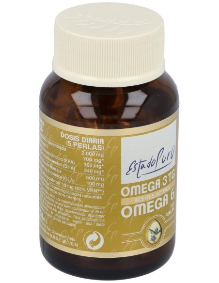 Omega 3 Tg Omega 6 Aceites Activos 100Perlas de Tongil