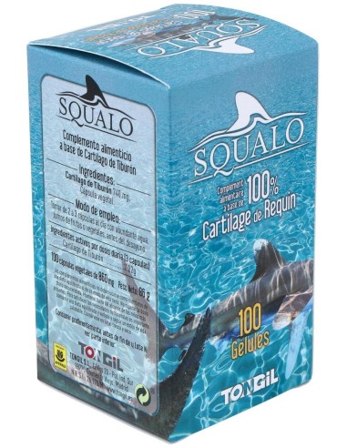 Squalo Cartilago De Tiburon Puro 750Mg. 100Cap. de Tongil