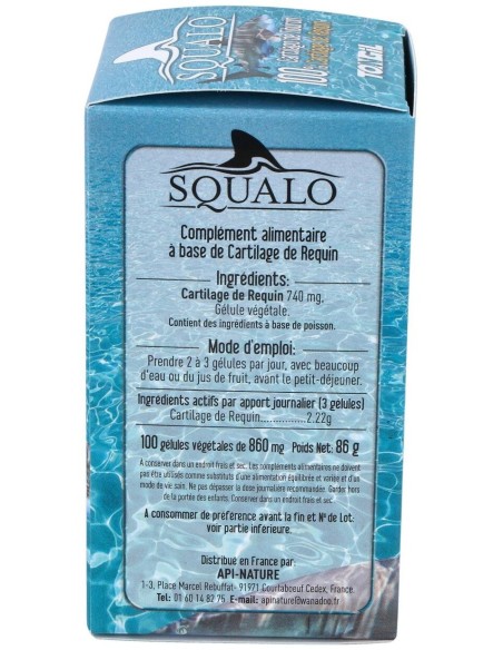 Squalo Cartilago De Tiburon Puro 750Mg. 100Cap. de Tongil