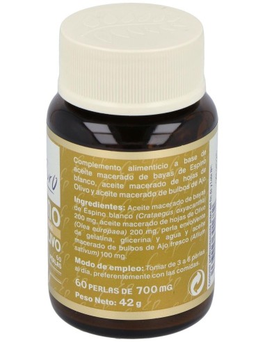 Espino, Ajo, Olivo Aceites Activos 60Perlas de Tongil