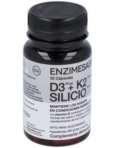 D3 + K2 + Silicio Sistema Articular 30Cap. de Enzime - Sabinco