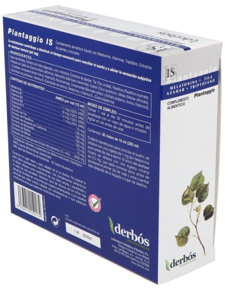 Plantaggio Is 20Amp. de Derbos