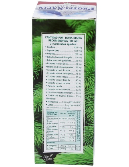 Protecsapin Jarabe (Regalo Comprimidos De Propolis Y C) 250 ml. de Natysal