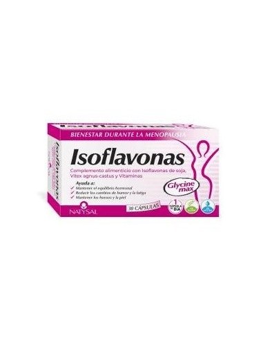 Isoflavonas (40% Isoflavonas, Vitex Agnus-Castus Y Vitaminas) 30 Cáps. de Natysal