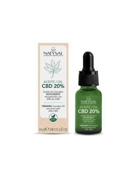 Aceite De Cannabis 20% Cbd 15Ml. Eco de Natysal