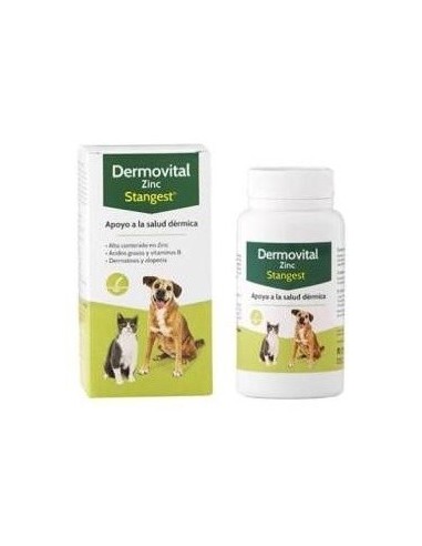 Dermovital Zinc Perros Y Gatos 60Comp. de Stangest Vet