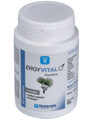 Ergyvital Hombre 60Cap. de Nutergia
